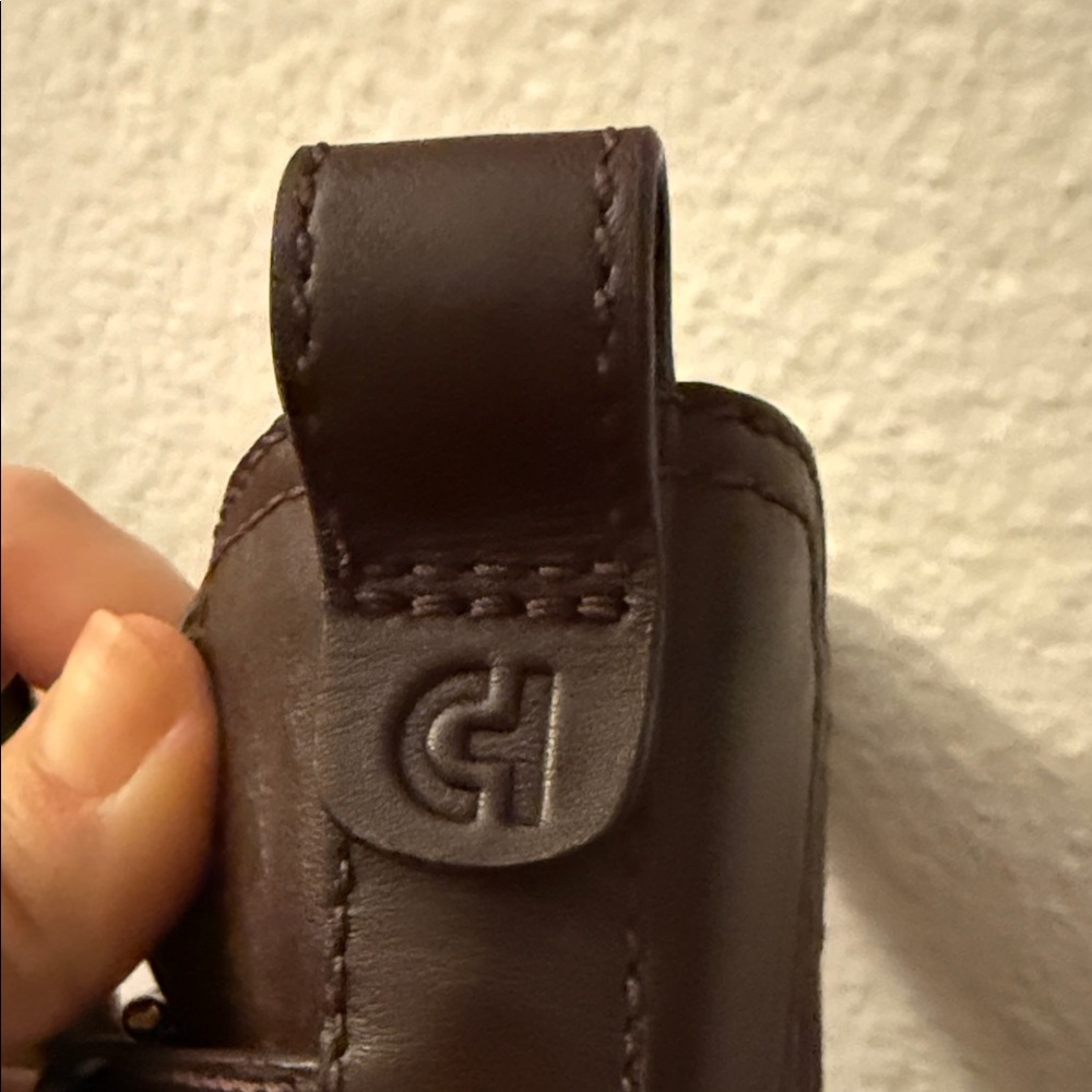 Cole Haan Women’s Chelsea Booties in Deep Brown with Gold Buckle - Picture 9 of 9